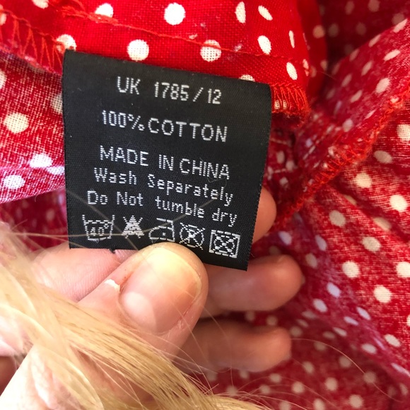 Hell Bunny Vixen polka dot pin up dress (Small) - Picture 5 of 5